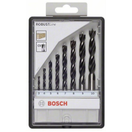 Burghiu elicoidal coada cilindrica pentru lemn BOSCH Set 8 buc Robust Line Burghiu elicoidal coada cilindrica pentru lemn BOSCH Set 8 buc Robust Line