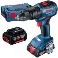 Masina de gaurit cu percutie cu acumulatori Bosch GSB 18V-50, 2 acum. 5Ah si L-BOXX Masina de gaurit cu percutie cu acumulatori Bosch GSB 18V-50, 2 acum. 5Ah si L-BOXX