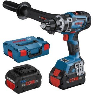 Masina de gaurit/insurubat Bosch GSR 18V-150 C cu 2 acum. PC18V 8Ah  Masina de gaurit/insurubat Bosch GSR 18V-150 C cu 2 acum. PC18V 8Ah
