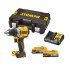 Masina de gaurit-insurubat cu acumulatori DeWalt DCD800E2T-QW, 2 x 18V 1.7ah POWERSTACK, valiza