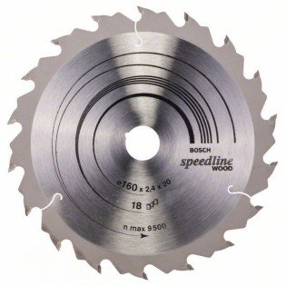 Panza Fierastrau Circular Bosch Speedline Wood 160 x 20 x 18 Panza Fierastrau Circular Bosch Speedline Wood 160 x 20 x 18