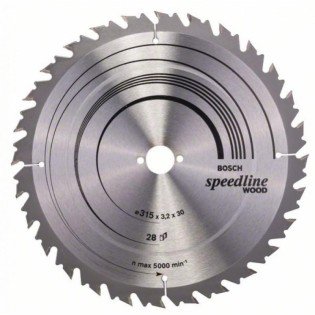 Panza Fierastrau Stationar Bosch Speedline Wood 315 x 30 x 28 Panza Fierastrau Stationar Bosch Speedline Wood 315 x 30 x 28