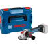 Polizor unghiular cu acumulator Bosch GWX 18V-10 SC - cu bluetooth, L-BOXX - SOLO