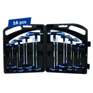Set 16 chei HEX plus TORX maner T HYUNDAI HY-59551 Set 16 chei HEX plus TORX maner T HYUNDAI HY-59551