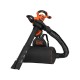 Suflanta si aspirator cu tocator pentru frunze 3-in-1 Black & Decker BEBLV300, putere 3000 W, sac de colectare 72 L, putere aspirare max. 15 mc/min, viteza maxima suflare 404 km/h, raport maruntire 16:1 Suflanta si aspirator cu tocator pentru frunze 3-in-1 Black & Decker BEBLV300, putere 3000 W, sac de colectare 72 L, putere aspirare max. 15 mc/min, viteza maxima suflare 404 km/h, raport maruntire 16:1