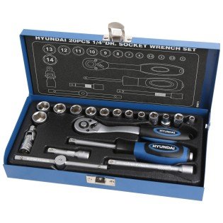 Trusa 20 chei tubulare 1/4 4-14 mm Hyundai HY-59671