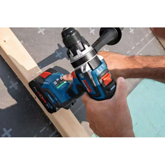 Masina de gaurit cu percutie/insurubat cu acumulatori Bosch GSB 18V-150 C cu 2 acum 8.0 Ah PROCORE 18V L-BOXX