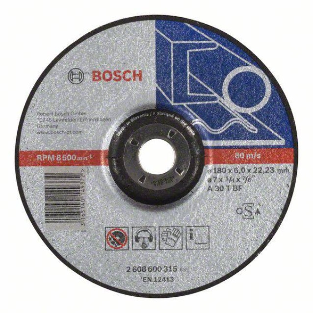 Disc de degrosare Expert for Metal cu degajare Bosch 180 x 6.0