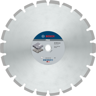 Disc diamantat Best for Asphalt BOSCH 450 x 25.4 x 3.6 / 12 Disc diamantat Best for Asphalt BOSCH 450 x 25.4 x 3.6 / 12