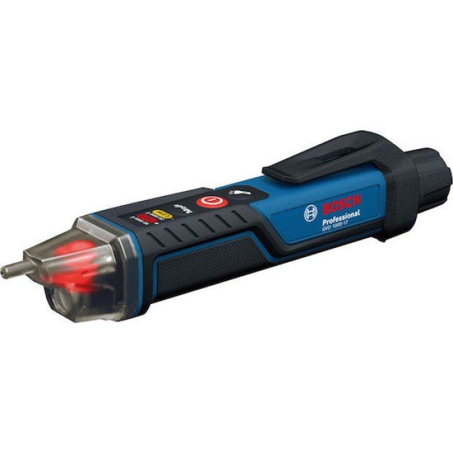 Tester de tensiune fara contact Bosch Professional GVD 1000-17, 1000 V tensiune AC, IP67, CAT IV 1000 V clasa siguranta, masurare NCV