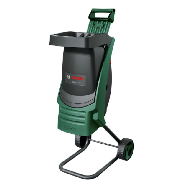 Tocator electric Bosch AXT Rapid 2000 pentru resturi vegetale, diametru maxim de tocare 40 mm, cos colector 40 l, 2000 w