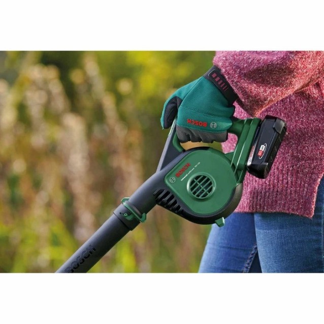 Suflanta de frunze cu acumulator Bosch 06008A0600 UniversalLeafBlower 18V-130, flux aer 245 km/h