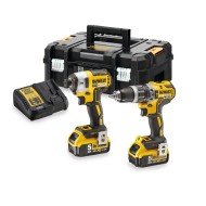Set 2 scule profesionale pe acumulator DeWALT DCK266P2T, 18V XR, motor fara perii, masina de gaurit cu percutie DCD796, masina de insurubat cu impact DCF887, 2 x acumulator 5.0 Ah, incarcator rapid, cutie transport TSTAK Set 2 scule profesionale pe acumulator DeWALT DCK266P2T, 18V XR, motor fara perii, masina de gaurit cu percutie DCD796, masina de insurubat cu impact DCF887, 2 x acumulator 5.0 Ah, incarcator rapid, cutie transport TSTAK