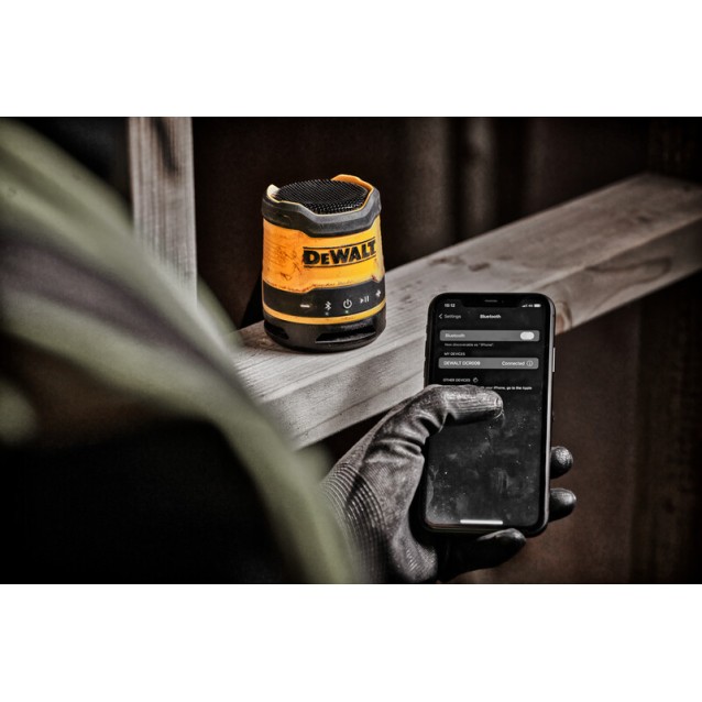Boxa portabila cu bluetooth, reincarcabila Dewalt DCR009-XJ, incarcare USB-C, 3.7V, 10W Boxa portabila cu bluetooth, reincarcabila Dewalt DCR009-XJ, incarcare USB-C, 3.7V, 10W