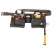 Centura din piele pentru scule Dewalt DWST50112-1, buzunare multiple, suport dublu pentru ciocane Centura din piele pentru scule Dewalt DWST50112-1, buzunare multiple, suport dublu pentru ciocane