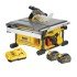 Fierastrau circular de masa cu acumulator 54V DeWalt DCS7485T2-QW, 2 acumulatori x 6 ah, incarcator