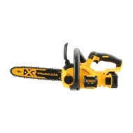 Fierastrau cu lant pe acumulator DeWalt DCMCS565P1-QW, 18V, 30 cm lungime lama, lama si lant Oregon, viteza lant 7.68 m/s, ungere automata, include: incarcator + acumulator 18 V XR 5.0 Ah