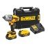 Masina de insurubat cu impact cu acumulator 18V DeWalt DCF900P2T-QW, prindere 1/2 inch patrat, motor fara perii, 1396 Nm, livrata cu acumulatori 2 x 5 ah, incarcator si valiza Tstak