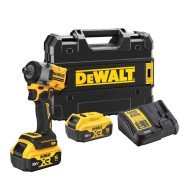 Masina de insurubat cu impact cu acumulator 18V DeWalt DCF922P2T-QW, prindere 1/2 inch patrat, motor fara perii, 406 Nm, livrata cu acumulatori 2 x 5 ah, incarcator si valiza Tstak