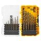 Set 19 burghie pentru metal Dewalt DT70728-QZ, HSS-G 1-10 mm Set 19 burghie pentru metal Dewalt DT70728-QZ, HSS-G 1-10 mm