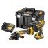 Set 2 scule profesionale pe acumulator 18V Dewalt DCK2080P2T-QW, motor fara perii, masina de gaurit cu percutie DCD796, polizor unghiular DCG405 , 2 x acumulator 5 Ah, incarcator rapid, cutie transport TSTAK