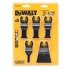 Set 5 lame pentru scule multifunctionale Dewalt DT20732-QZ, pentru lemn