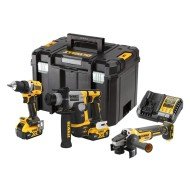 Set de 3 scule profesionale cu acumulator 18V Dewalt DCK355P2T-QW