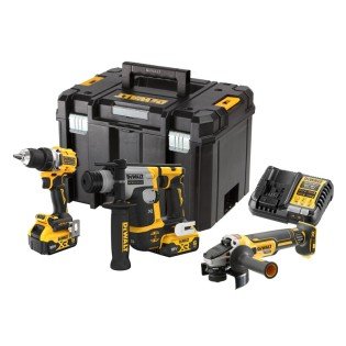 Set de 3 scule profesionale cu acumulator 18V Dewalt DCK355P2T-QW