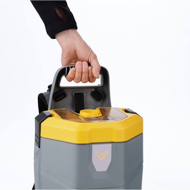 Aspirator profesional portabil de tip rucsac cu acumulator Ghibli&Wirbel Voyager 4, putere 350 w, debit aer 42 l/s, sac colector 3.3 litri, 2 x acumulator 4.0 Ah Aspirator profesional portabil de tip rucsac cu acumulator Ghibli&Wirbel Voyager 4, putere 350 w, debit aer 42 l/s, sac colector 3.3 litri, 2 x acumulator 4.0 Ah