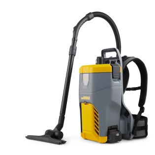 Aspirator profesional portabil de tip rucsac cu acumulator Ghibli&Wirbel Voyager 4, putere 350 w, debit aer 42 l/s, sac colector 3.3 litri, 2 x acumulator 4.0 Ah