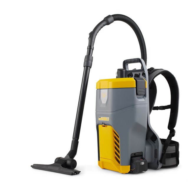 Aspirator profesional portabil de tip rucsac cu acumulator Ghibli&Wirbel Voyager 4, putere 350 w, debit aer 42 l/s, sac colector 3.3 litri, 2 x acumulator 4.0 Ah Aspirator profesional portabil de tip rucsac cu acumulator Ghibli&Wirbel Voyager 4, putere 350 w, debit aer 42 l/s, sac colector 3.3 litri, 2 x acumulator 4.0 Ah
