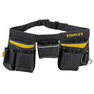 Centura pentru scule din material textil Stanley 1-96-178, buzunare multiple, suport pentru ciocan