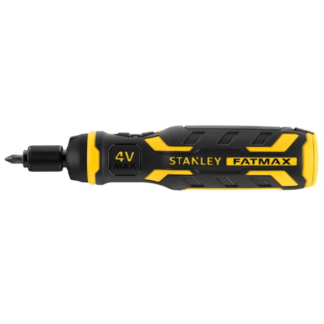 Surubelnita electrica Stanley FatMax 4V FMHT66719-0, baterie reincarcabila de 1.5Ah si cablu USB pentru incarcare usoara, 0.9nm, accesorii