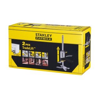 Set 2 dispozitive manuale pentru ridicare obiecte grele STANLEY FATMAX TradeLift FMHT83552-1, capacitatea de ridicare 7-220 mm Set 2 dispozitive manuale pentru ridicare obiecte grele STANLEY FATMAX TradeLift FMHT83552-1, capacitatea de ridicare 7-220 mm