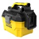 Aspirator umed uscat compatibil cu acumulator 18V Stanley Fatmax SFMCV002B-XJ, capacitate 7.5litri - SOLO