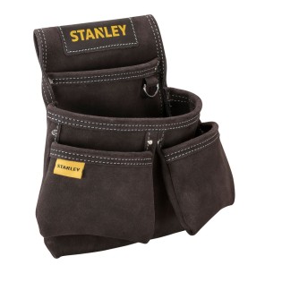 Buzunar pentru scule Stanley STST1-80116, din piele, 3 buzunare, 30x7x33 cm Buzunar pentru scule Stanley STST1-80116, din piele, 3 buzunare, 30x7x33 cm