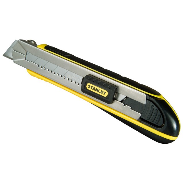 Cutter metalic Stanley interlock cu lama lunga 18mm