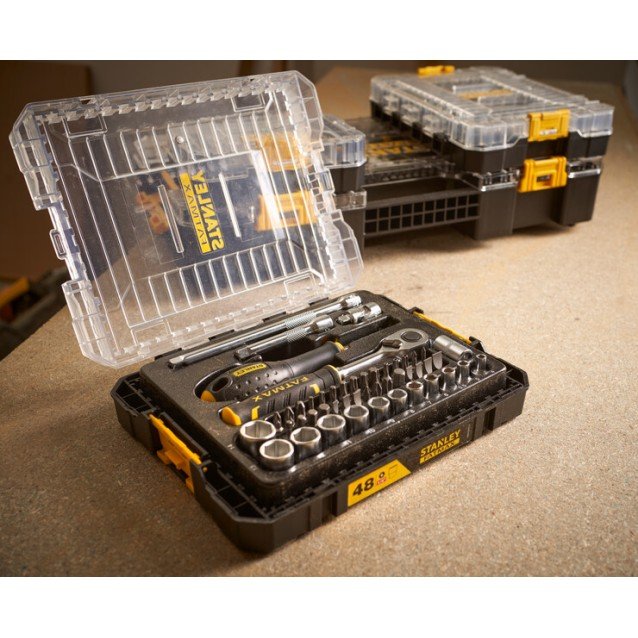 Trusa scule Stanley FMMT98101-0 chei tubulare 1/4 , 48 piese Trusa scule Stanley FMMT98101-0 chei tubulare 1/4 , 48 piese