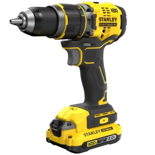 Masina de gaurit si insurubat cu percutie Stanley Fatmax V20 SFMCD721D2K-QW, 80 Nm, 2 x acumulatori 2.0 Ah, incarcator, valiza transport