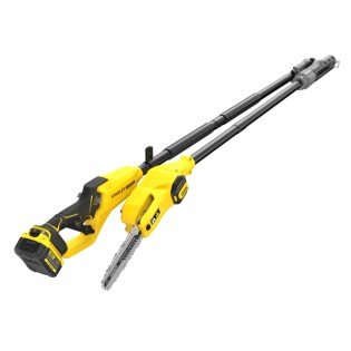 Fierastrau emondor cu acumulator 18V Stanley SFMCPS720M1-QW, motor fara perii, lama 20 cm, inaltime max. de taiere 4.5 m, livrat cu 1 x acumulator de 4.0 Ah si incarcator Fierastrau emondor cu acumulator 18V Stanley SFMCPS720M1-QW, motor fara perii, lama 20 cm, inaltime max. de taiere 4.5 m, livrat cu 1 x acumulator de 4.0 Ah si incarcator