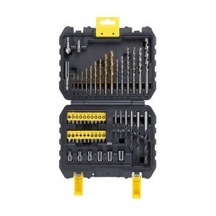 Set 50 accesorii gaurit si insurubat Stanley STA88546-XJ, valiza de plastic