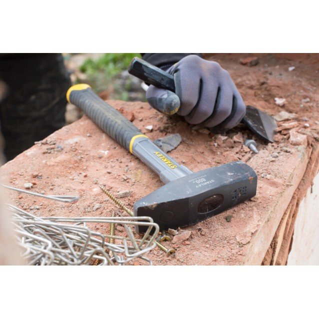 Ciocan cu maner din fibra de sticla Stanley STHT0-51909, 800 g, cap 30 mm