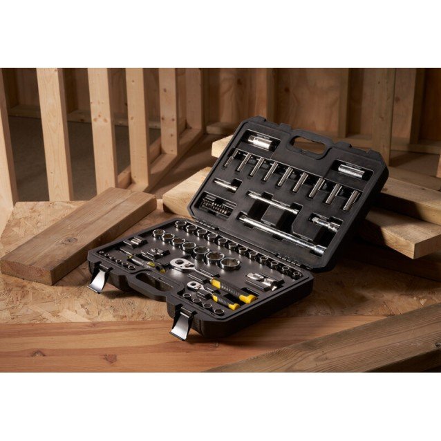 Trusa scule Stanley STMT82831-1 chei tubulare 1/2 si 1/4, 72 piese Trusa scule Stanley STMT82831-1 chei tubulare 1/2 si 1/4, 72 piese