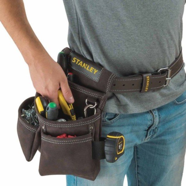 Curea din piele Stanley STST1-80119, 130 x 2.5 x 6.5 cm