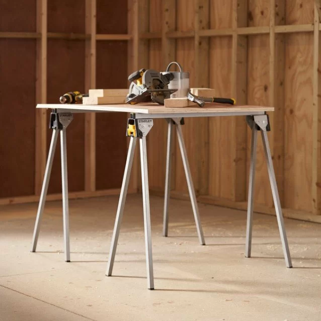 Set doua capre de lucru pliabile de lucru Essential Stanley STST81337-1, 794 x 96 x 207 mm Set doua capre de lucru pliabile de lucru Essential Stanley STST81337-1, 794 x 96 x 207 mm