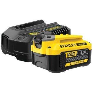 Set Stanley Fatmax SFMCB14M1-QW incarcator 18V si 1 acumulator 18V x 4 Ah