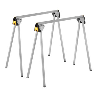 Set doua capre de lucru metalice pliabile Essential Stanley STST81337-1, 79 x 9.6 x 20 cm