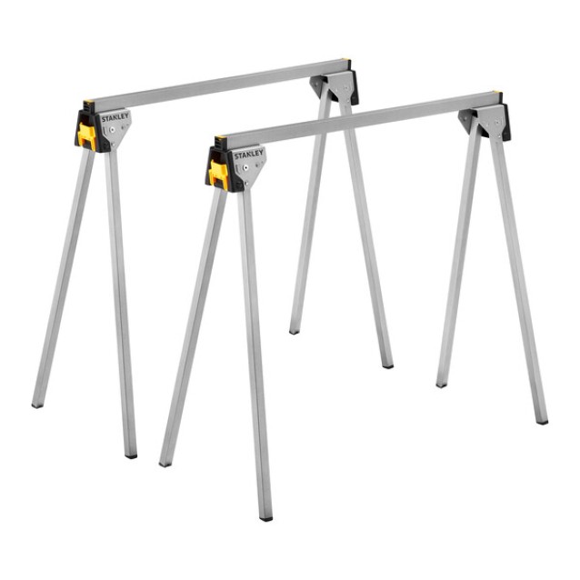 Set doua capre de lucru metalice pliabile Essential Stanley STST81337-1, 79 x 9.6 x 20 cm