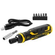 Surubelnita electrica Stanley FatMax 4V FMHT66719-0, baterie reincarcabila de 1.5Ah si cablu USB pentru incarcare usoara, 0.9nm, accesorii Surubelnita electrica Stanley FatMax 4V FMHT66719-0, baterie reincarcabila de 1.5Ah si cablu USB pentru incarcare usoara, 0.9nm, accesorii