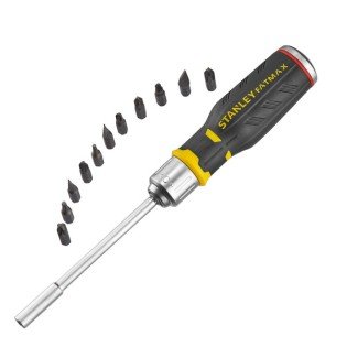 Surubelnita magnetica cu clichet Stanley FatMax FMHT0-62690, 12 biti insurubare, 312 mm lungime
